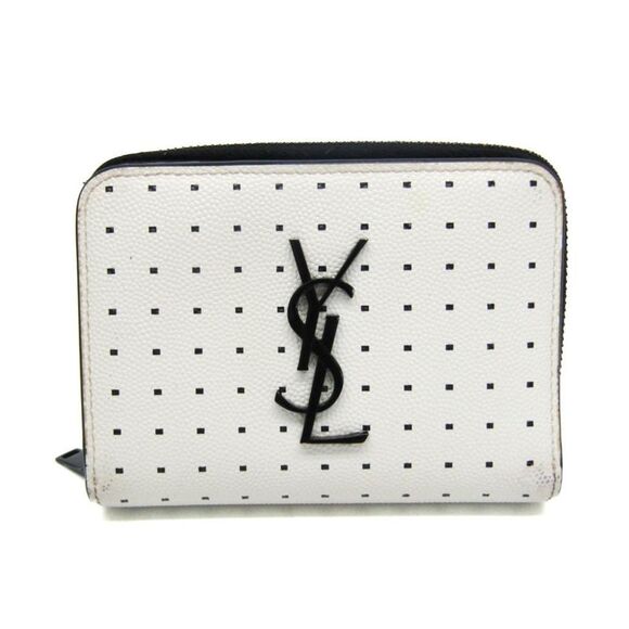 Saint Laurent Handbags - Saint Laurent Cassandra White Leather Wallet  (Pre-Owned)